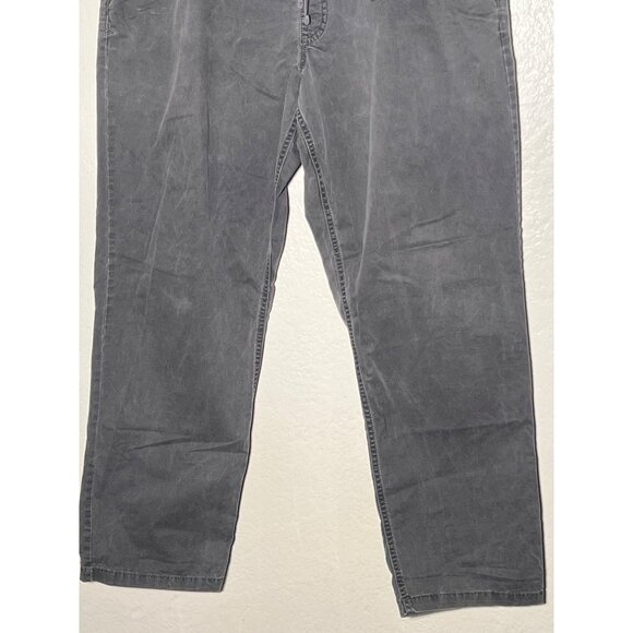 Vans Range Elastic Loose Tapered Fit Pants X-Large Gray Cotton Blend Casual Mens - Picture 4 of 16